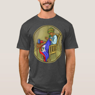 Haiti Haitian Island Flag Day Proud Ayiti Girl Wom T-Shirt
