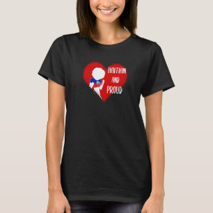 Haiti Haitian Love Flag Proud Woman Princess Crown T-Shirt