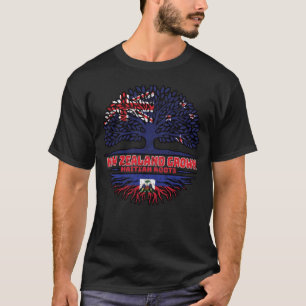 Haiti Haitian New Zealander New Zealand Tree Roots T-Shirt