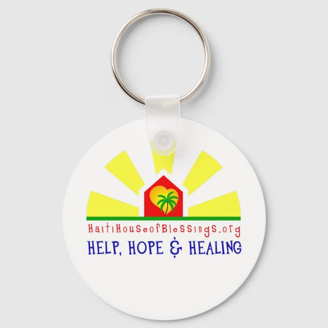 Haiti House of Blessings Key Chain (Front)