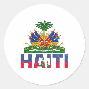 Haiti Independence Haitian Flag Day Haiti Flag Wom Classic Round Sticker