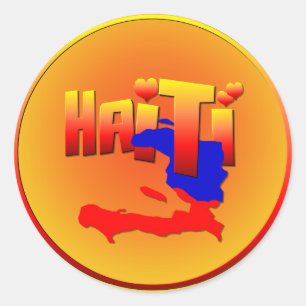 HAITI LOVE Sticker