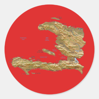 Haiti Map Sticker