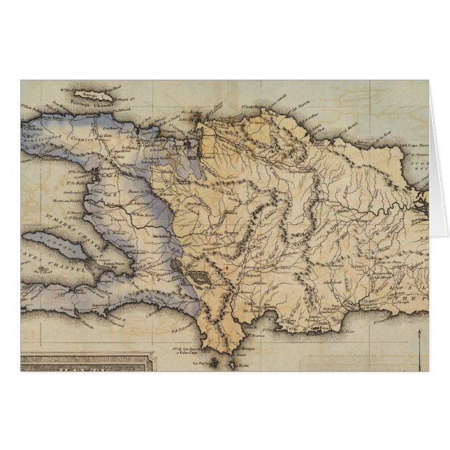 Haiti or Saint Domingo (Front Horizontal)