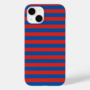 Haiti Paris flag stripes symbol pattern red blue b Case-Mate iPhone 14 Case