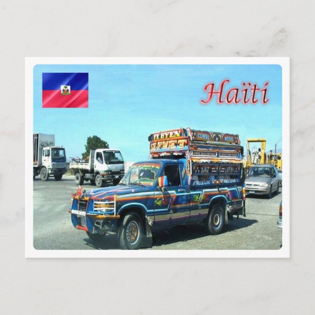 Haiti - Puerto Principe - Tap Tap - Postcard (Front)