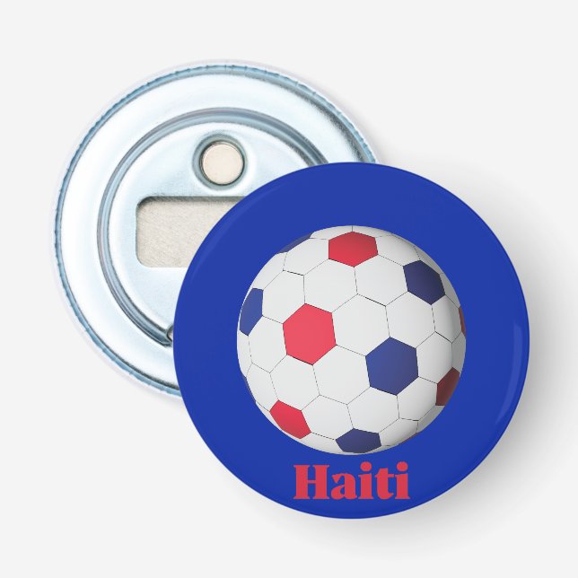 Haiti Soccer Bottle Opener (Front)