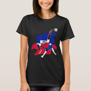 Haiti Soccer Fans Jersey Pride Proud Haitian Footl T-Shirt