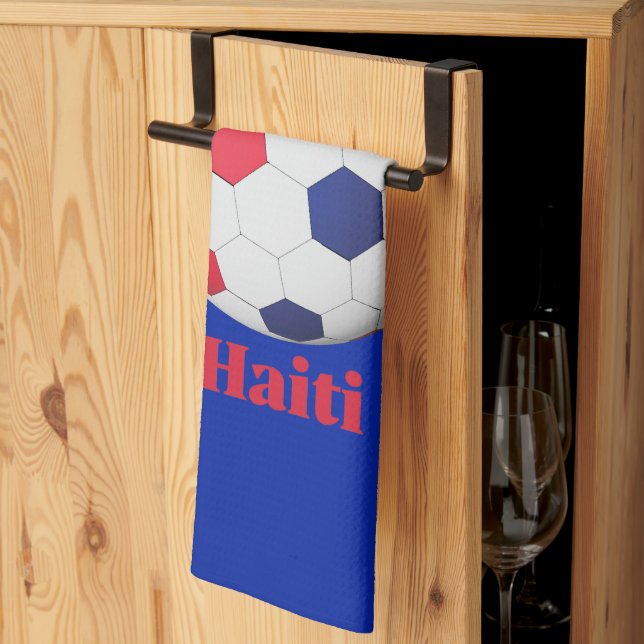 Haiti Soccer Kitchen Towel (Thirds Fold)