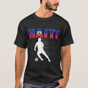 Haiti Soccer Lovers Jersey - Haitian Flag Footbyll T-Shirt