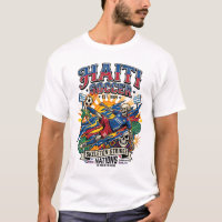 Haiti Soccer Skeleton Striker Nations Poster Style