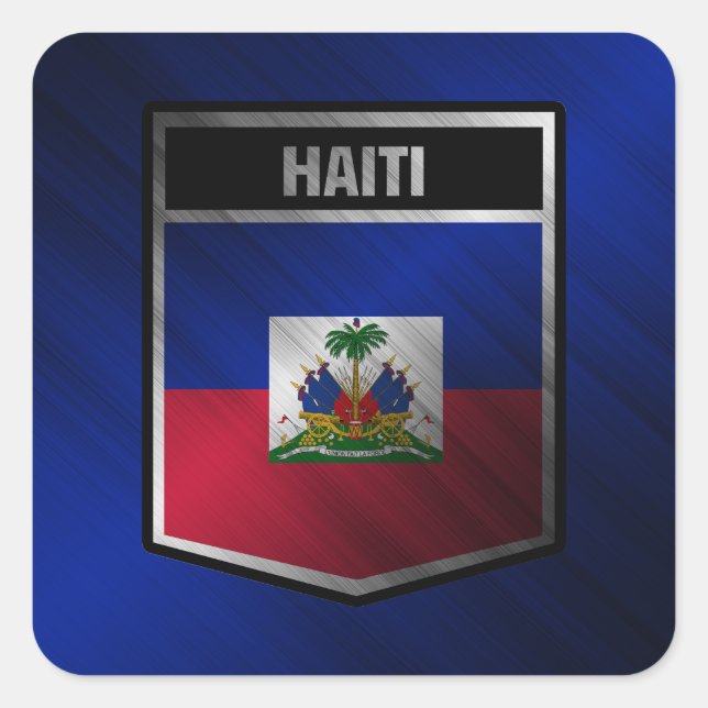 Haiti Square Sticker (Front)