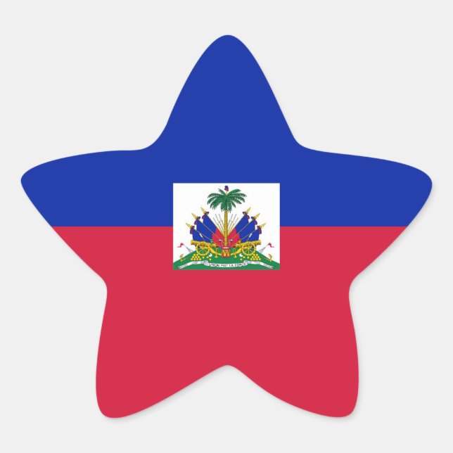 HAITI STAR STICKER (Front)