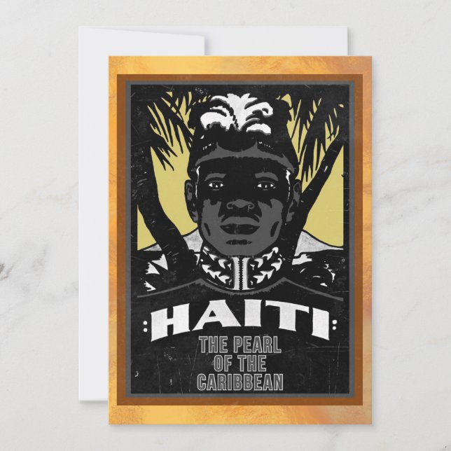 HAITI The Pearl of the Caribbean    Invitation (Front)