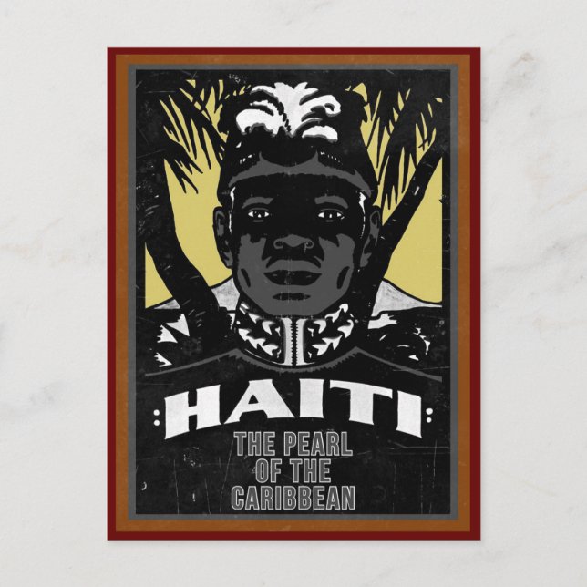 HAITI The Pearl of the Caribbean  Postcard (Front)