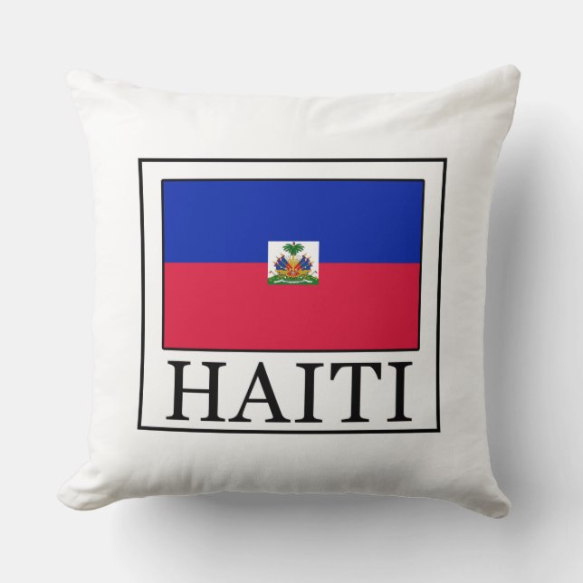 Haiti Throw Pillow (Front)