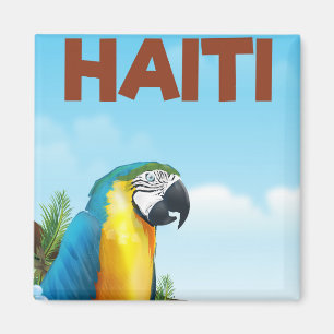 Haiti Travel poster Magnet