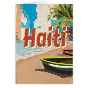 Haïti vacances Vintages Poster
