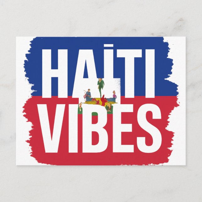 Haiti Vibes Postcard | Tropical Souvenir (Front)