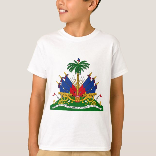 Haitian Coat of Arms (Haiti) T-Shirt (Front)