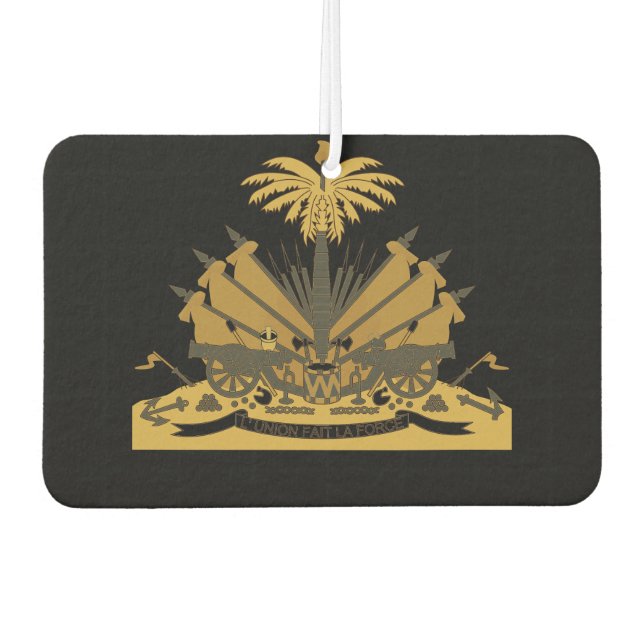 Haitian - coat of arms T-Shirt Air Freshener (Front)