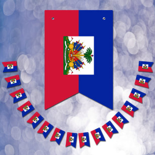 Haitian flag & Haiti party banners / wedding