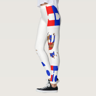 HAITIAN FLAG LEGINGS HAVIC ACD LEGGINGS