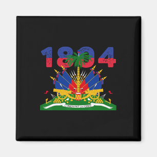 Haitian Flag Pride 1804 Independence Day Haiti Roo Magnet