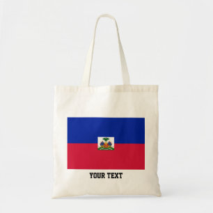 Haitian flag tote bag