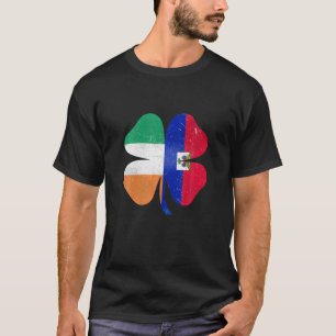 Haitian Irish Shamrock Haiti Ireland St. Patrick's T-Shirt