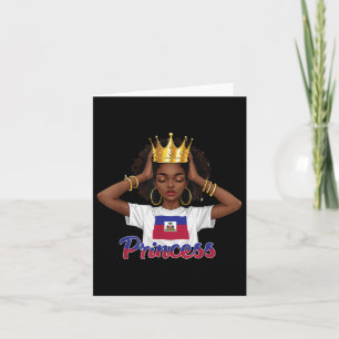 Haitian Princess Haiti Independence Flag Day 1804 Card