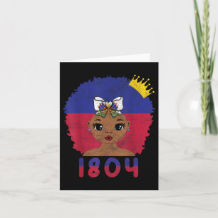 Haitian Queen Haiti Independence Flag Day 1804 Wom Card