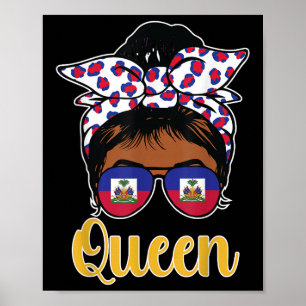 Haitian Queen Haiti Independence Flag Day 1804 Wom Poster