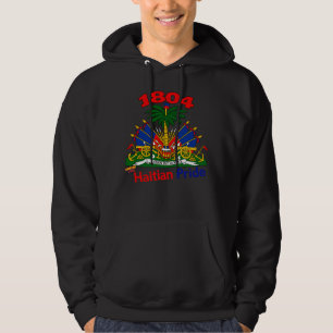 Haitian Vibes   1804 Coat of Arms Hoodie