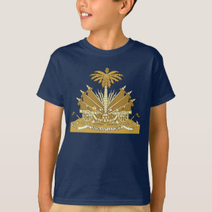 Haïtien - manteau de T-shirt de bras