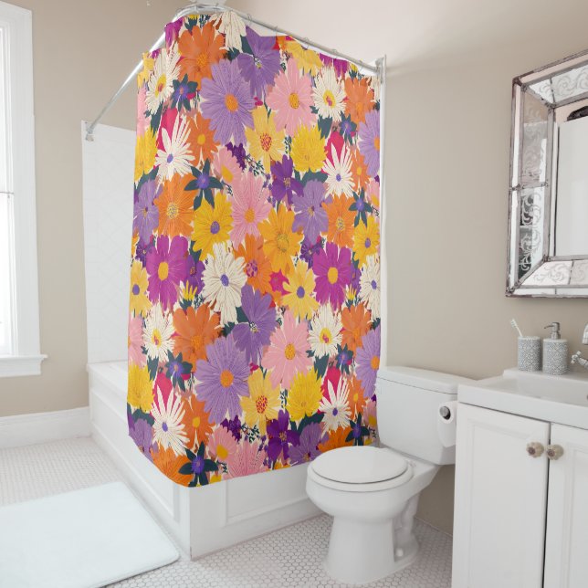 Haiverty Crowded Blooms Modern Floral (In Situ)