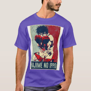 Hajime no Ippo in Hope and Distressed Style T-Shirt