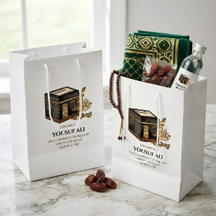 HAJJ MABRUR PERSONALIZED MEDIUM GIFT BAG