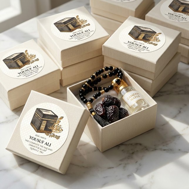 HAJJ MABRUR PERSONALIZED STICKER & LABEL FOR HAJJ (Creator Uploaded)