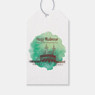 Hajj Mubarak, Holy Kaaba in Mecca Saudi Arabia Gift Tags
