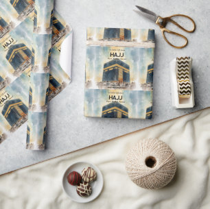 Hajj Mubarak Personalized Gift Wrapping paper