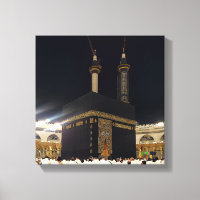 Hajj Pilgrims at Fajr, Kaaba, Mecca, Saudi Arabia