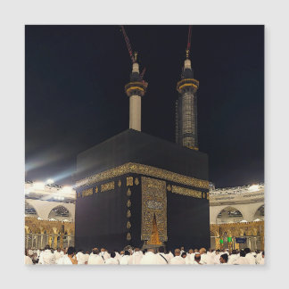 Hajj Pilgrims at the Kaaba, Mecca Magnetic Card