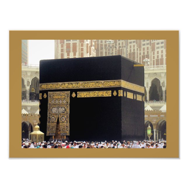 Hajj Pilgrims at the Kaaba, Mecca, Saudi Arabia Photo Print (Front)