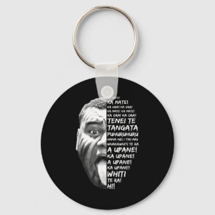 Haka New Zealand Maori New Zealand Fans Rugby _1 Keychain