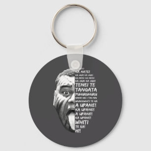Haka New Zealand Maori New Zealand Fans Rugby Keychain