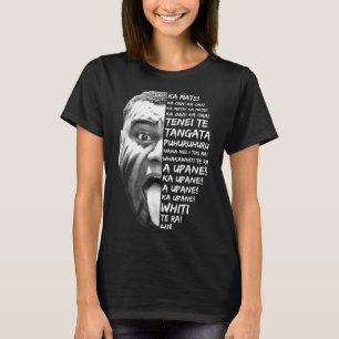 Haka New Zealand Maori New Zealand Fans Rugby T-Shirt