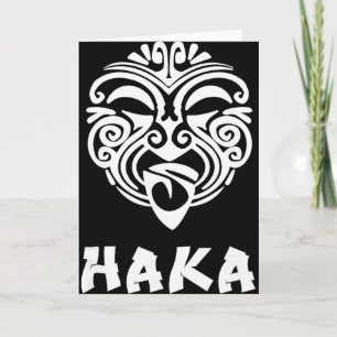 Haka New Zealand Rugby Fans Maori Haka Dance Card