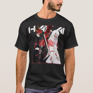 Hakai Cyborg Samurai Girl Aesthetic Japanese Robot T-Shirt