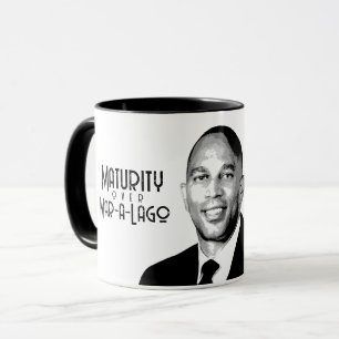 Hakeem Jeffries - Maturity over Mar-a-Lago Mug